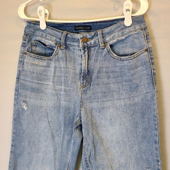 Sincerely Jules High Rise Kick Straight Jeans Womens 7  28 - Picture 2 of 7